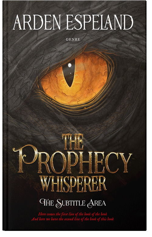 Front view of Premade Fantasy Book Cover - Zeus