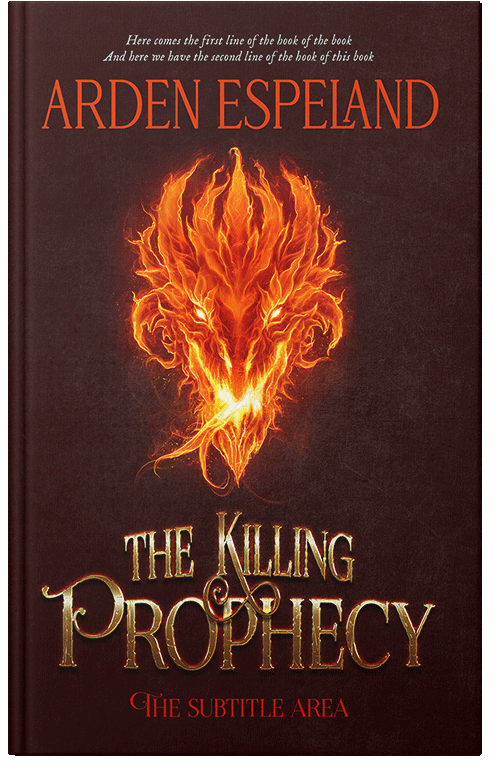 Front view of Premade Fantasy Book Cover - Paco