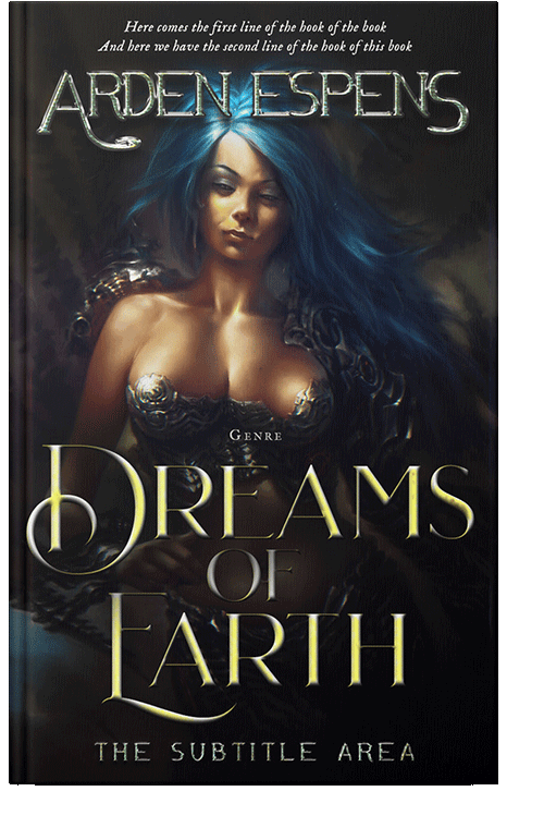 Front view of Woodsmoke #9727 - Premade Fantasy Book Cover