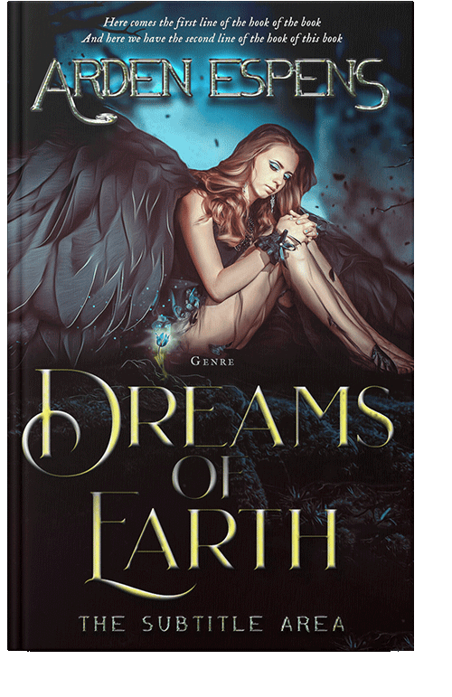 Front view of Thunder #9728 - Premade Fantasy Book Cover