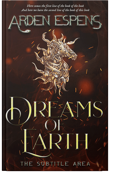 Front view of Graphite #9729 - Premade Science Fiction Book Cover