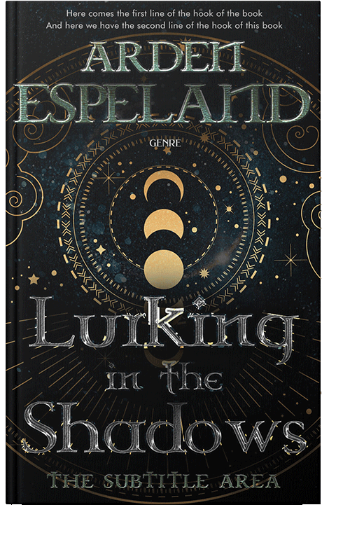 Front view of Coral Reef #9732 - Premade Fantasy Book Cover