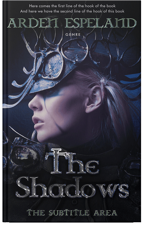 Front view of Cinder #9737 - Premade Fantasy Book Cover