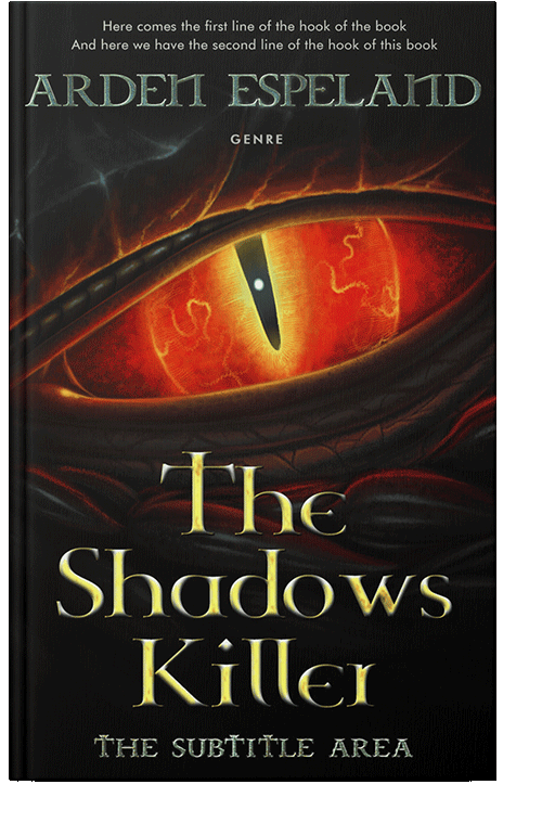 Front view of Piper #9738 - Premade Fantasy Book Cover