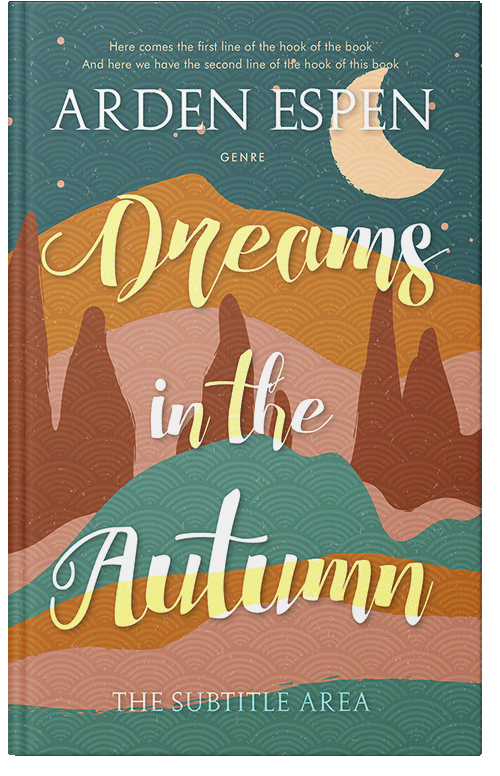 Front view of Premade Nature Book Cover - Gurkha