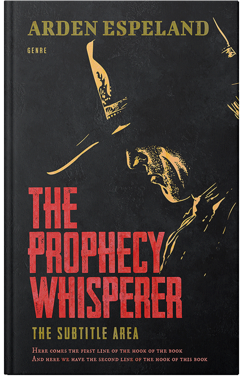 Front view of Red Damask #9754 - Premade Historical Book Cover