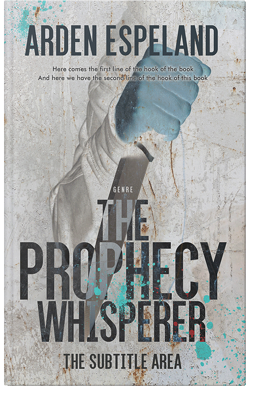 Front view of Premade Mystery & Thriller & Suspense Book Cover - Gray Nickel