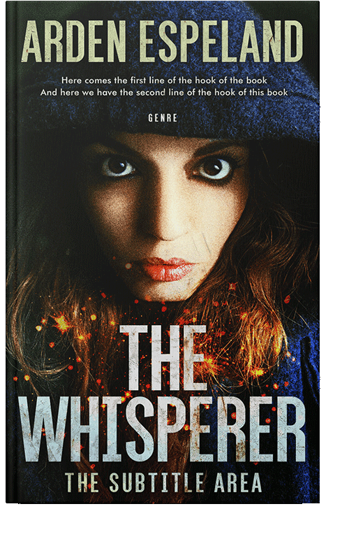 Front view of Vanilla #9764 - Premade Horror Book Cover