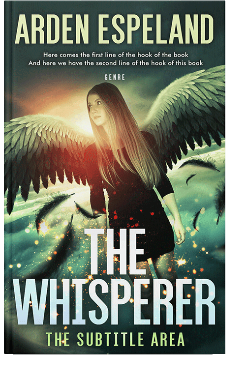 Front view of Akaroa #9765 - Premade Fantasy Book Cover