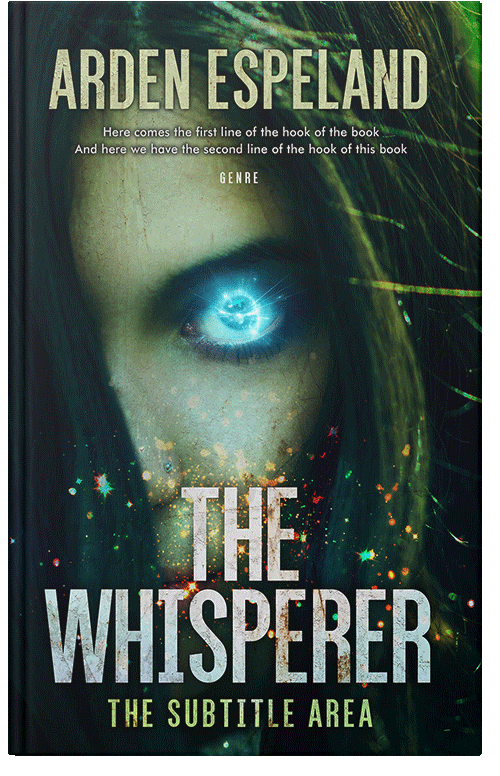 Front view of Clay Ash #9766 - Premade Paranormal & Urban Book Cover