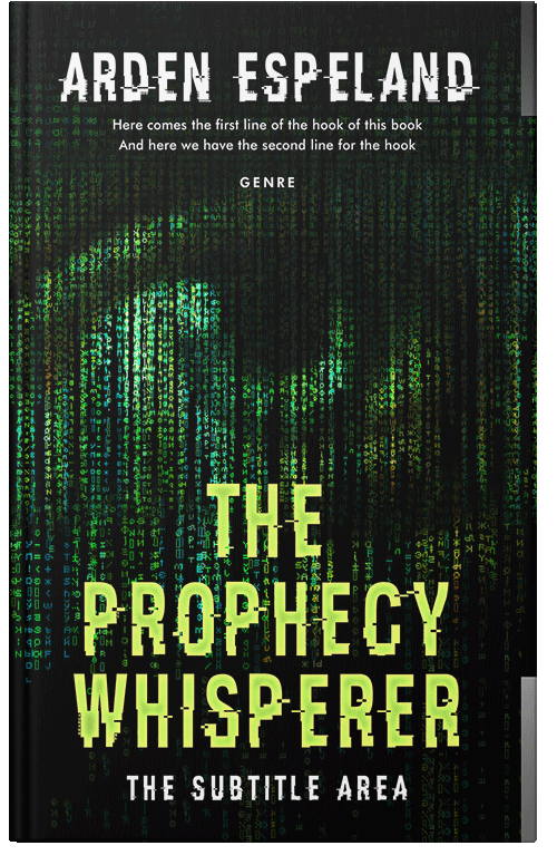 Front view of Premade Mystery & Thriller & Suspense Book Cover - Racing Green