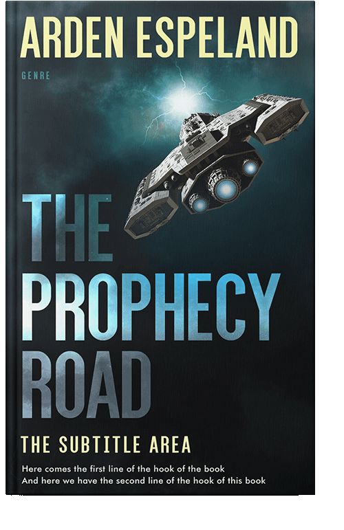 Front view of Aztec #9780 - Premade Science Fiction Book Cover