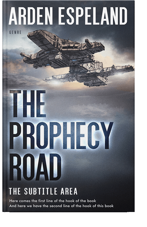 Front view of Bright Gray #9781 - Premade Apocalyptica Book Cover