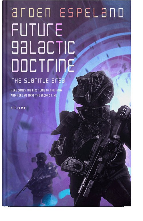 Front view of Revolver #9798 - Premade Science Fiction Book Cover