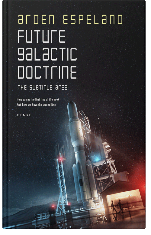 Front view of Premade Science Fiction Book Cover - Cinder