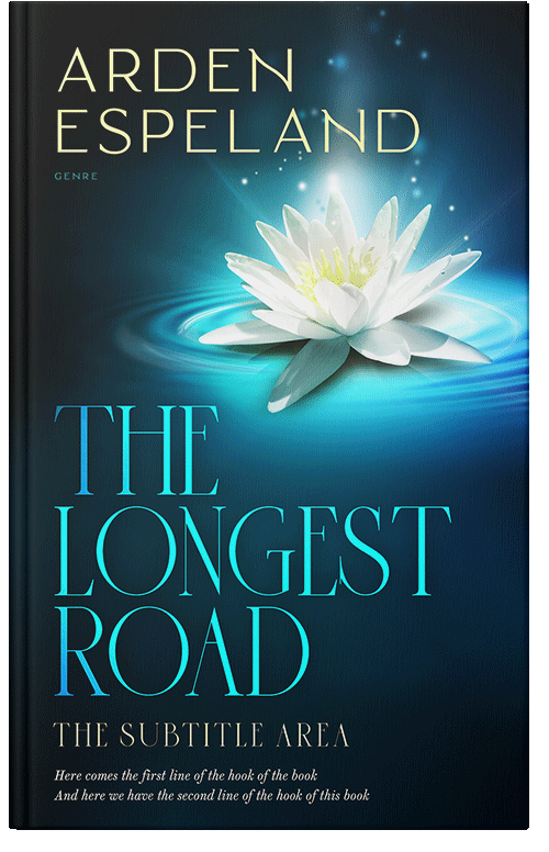 Front view of Black Pearl #9803 - Premade Self-Improvement & Self-Help Book Cover