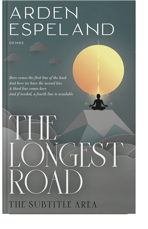 Front view of Nevada #9806 - Premade Religion & Spirituality Book Cover