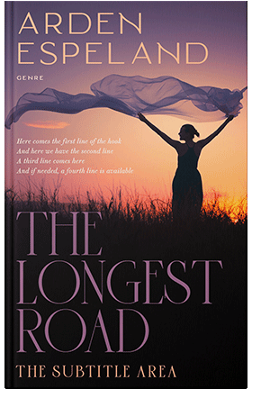 Pre Made Book Cover Burning Sand