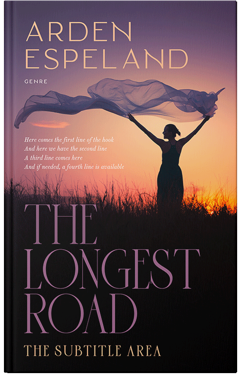 Front view of Burning Sand #9807 - Premade Self-Improvement & Self-Help Book Cover