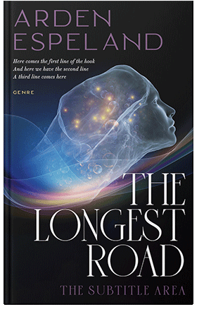 Pre Made Book Cover Ebony