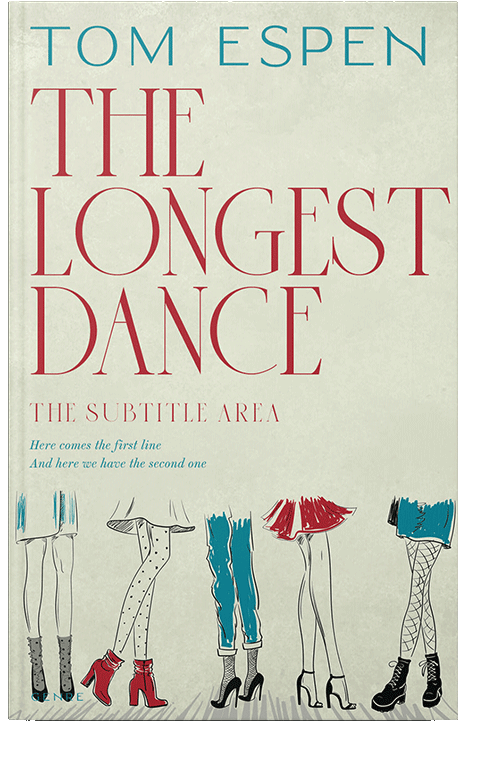 Front view of Satin Linen #9817 - Premade Chick Lit Book Cover