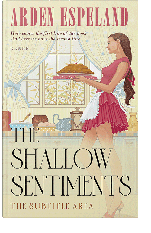 Front view of Aths Special #9828 - Premade Chick Lit Book Cover