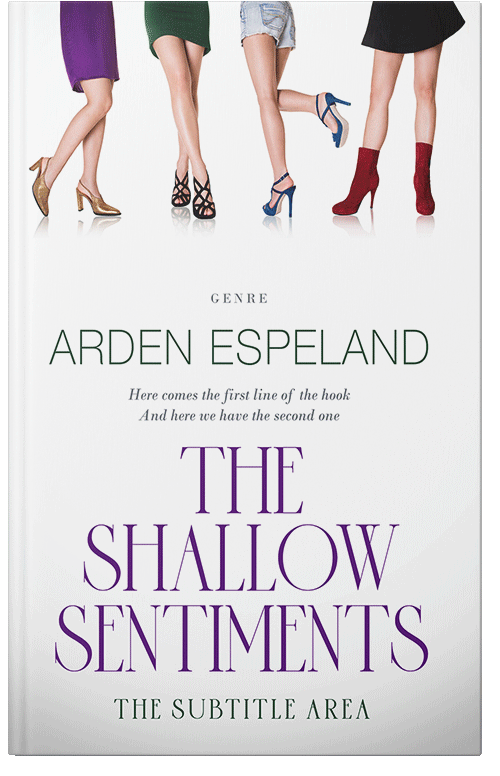 Front view of Premade Chick Lit Book Cover - Bossanova