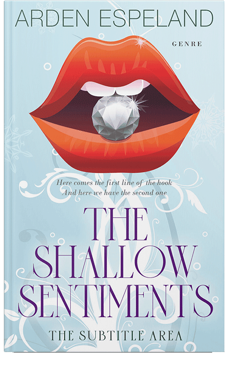 Front view of Iceberg #9836 - Premade Romance Book Cover