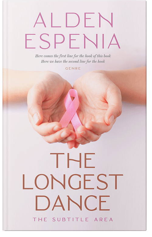 Front view of Dawn Pink #9844 - Premade Health & Mind & Body Book Cover