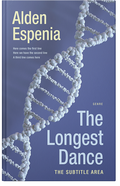 Front view of Premade Science & Nature Book Cover - Waikawa Gray