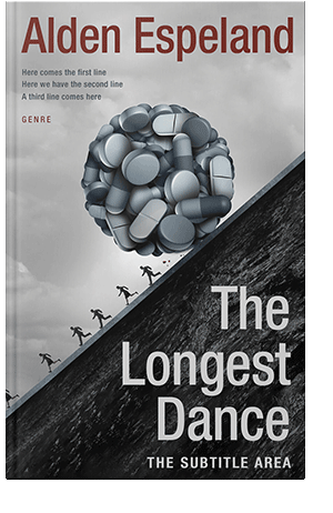 Pre Made Book Cover Silver Sand