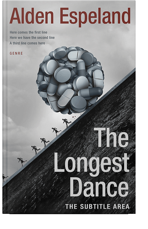 Front view of Silver Sand #9847 - Premade Health & Mind & Body Book Cover