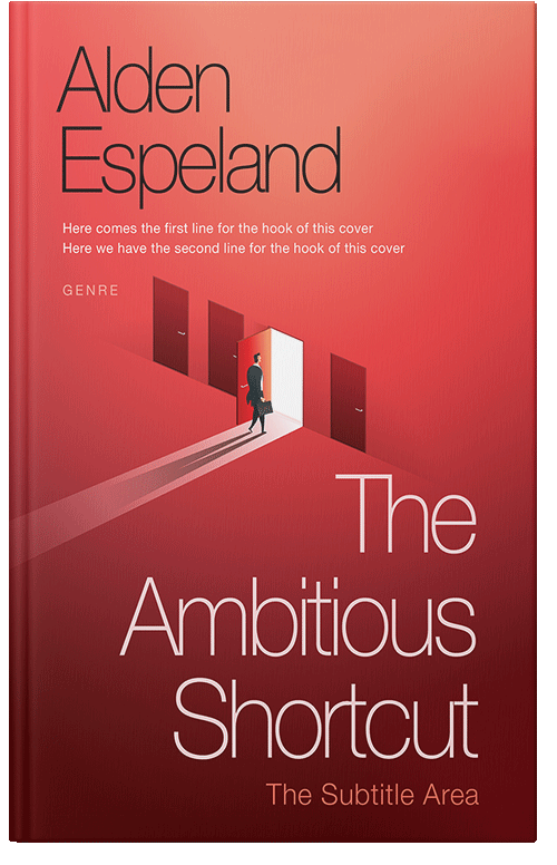 Front view of Premade Business Book Cover - Valencia