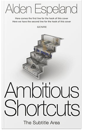 Pre Made Book Cover Quill Gray