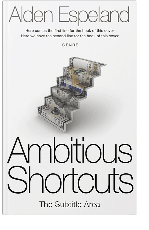 Front view of Quill Gray #9850 - Premade Self-Improvement & Self-Help Book Cover