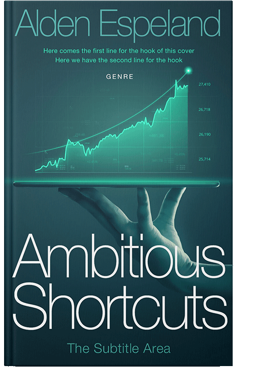 Front view of Elephant #9852 - Premade Business Book Cover