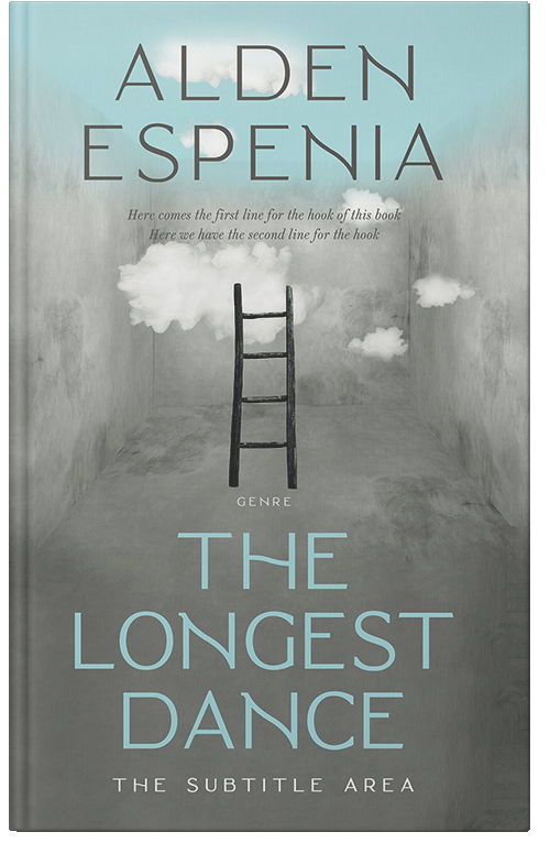 Front view of Mantle #9872 - Premade Abstract Book Cover