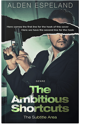 Pre Made Book Cover Foggy Gray