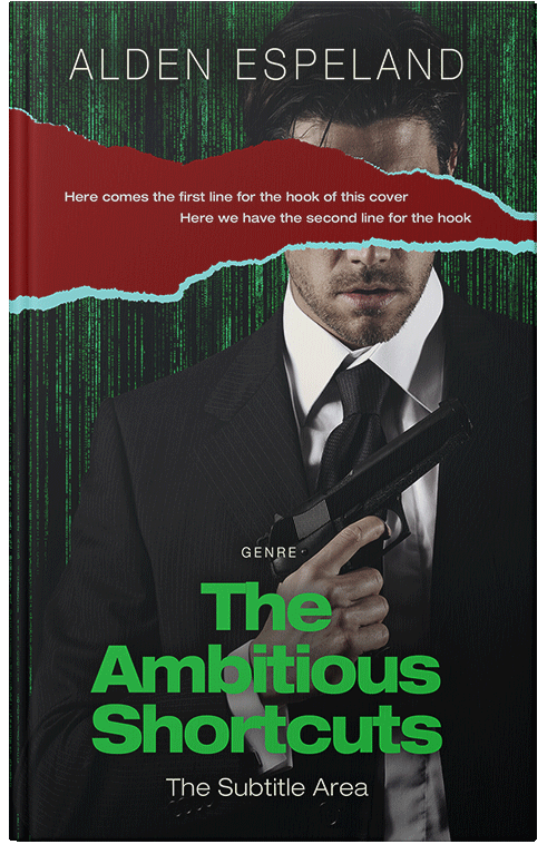 Front view of Premade Mystery & Thriller & Suspense Book Cover - Woodsmoke