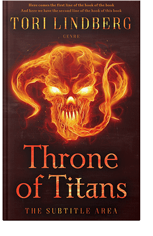 Pre Made Book Cover Aubergine