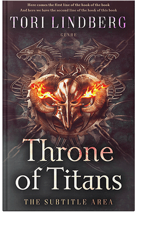 Pre Made Book Cover Woody Brown