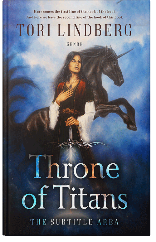 Front view of Premade Fantasy Book Cover - Swiss Coffee