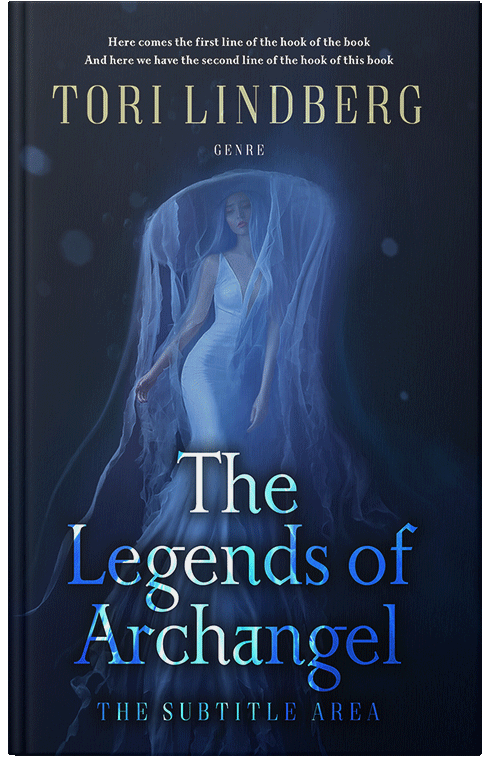 Front view of Black Pearl #9900 - Premade Fantasy Book Cover