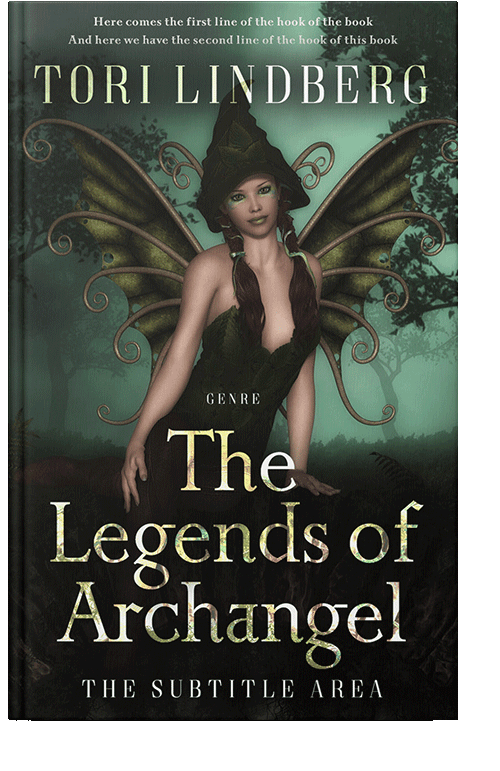 Front view of Log Cabin #9902 - Premade Fantasy Book Cover