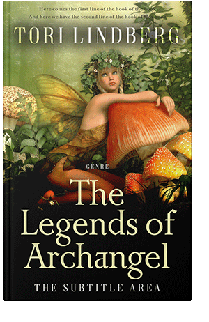 Pre Made Book Cover Harvest Gold