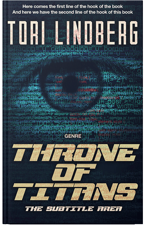 Front view of Hampton #9905 - Premade Mystery & Thriller & Suspense Book Cover