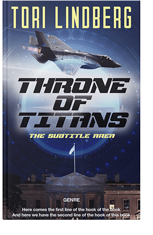 Pre Made Book Cover Ebony Clay