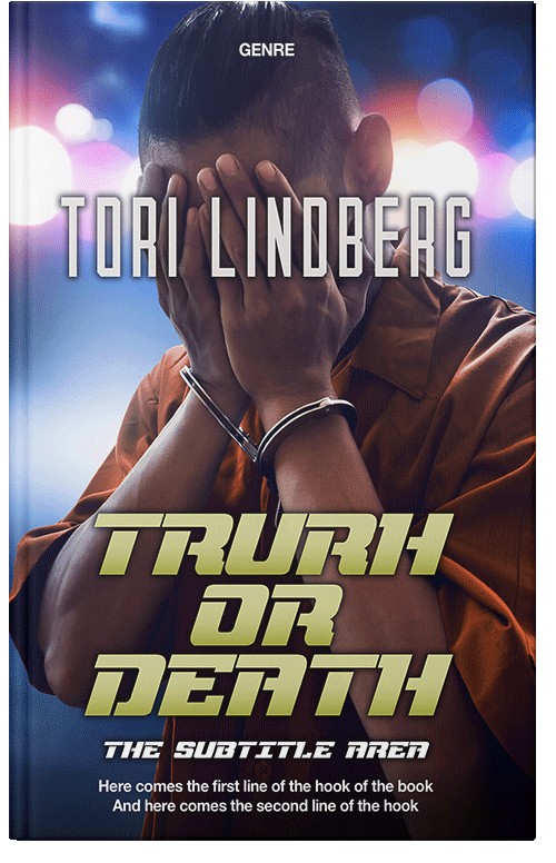 Front view of Bleached Cedar #9908 - Premade Action & Adventure Book Cover