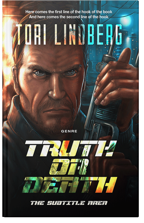 Front view of Brandy #9914 - Premade Science Fiction Book Cover