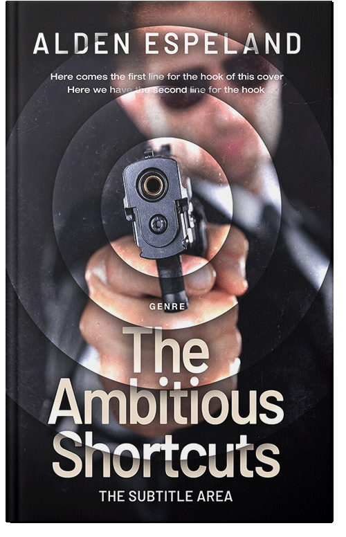 Front view of Clam Shell #9921 - Premade Mystery & Thriller & Suspense Book Cover